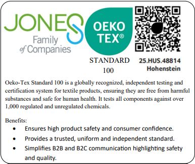 Oeko tex standard 100 certification